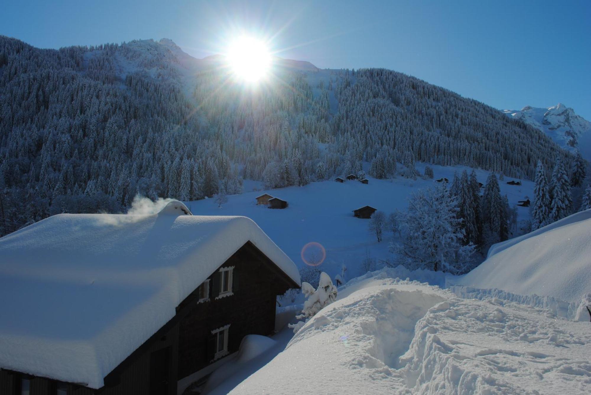 Alpenchalet Piz Huesli Tschagguns Bagian luar foto