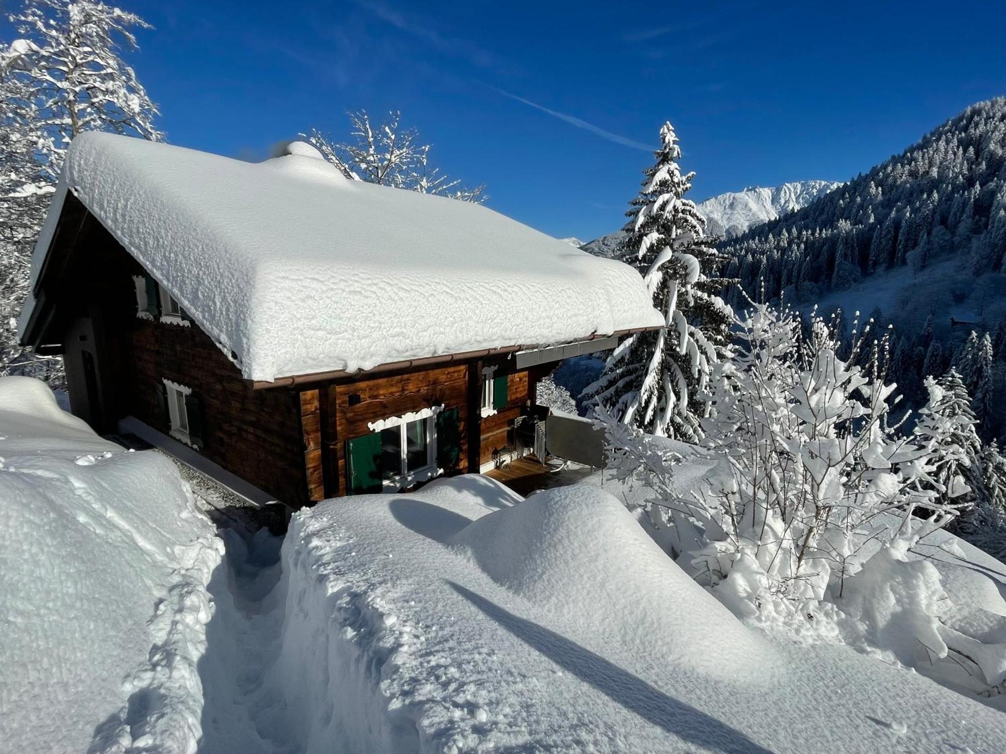 Alpenchalet Piz Huesli Tschagguns Bagian luar foto